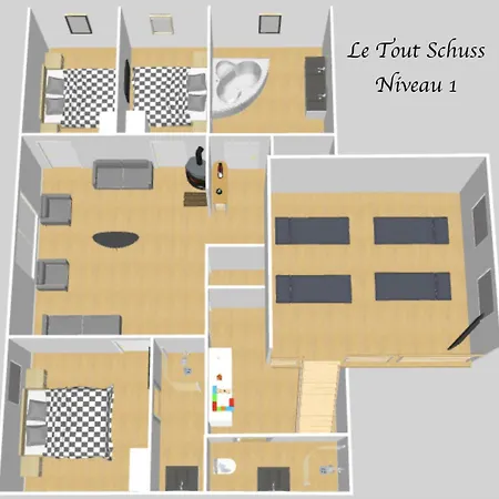 Le Schuss Chalet, Privé, Piste De à 100m Chalet Les Deux Alpes