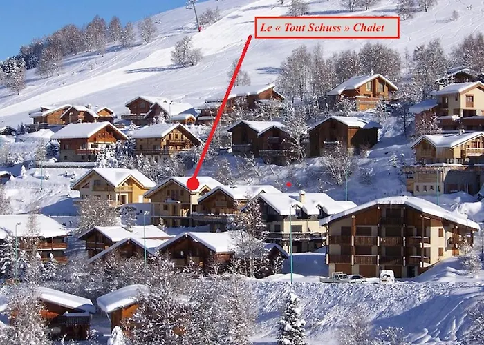 Le Schuss Chalet, Prive, Piste De A 100m Σαλέ