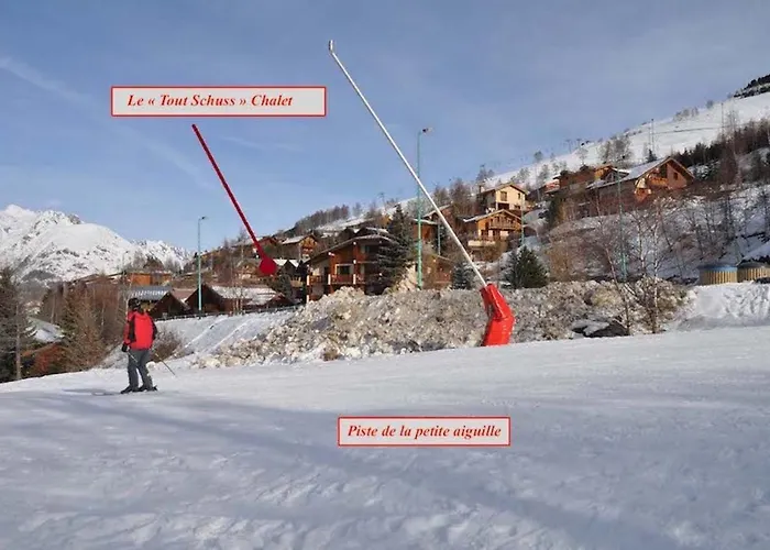 Le Schuss Chalet, Prive, Piste De A 100m Dağ evi *