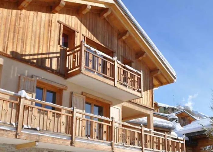 Dağ evi Le Schuss Chalet, Prive, Piste De A 100m *