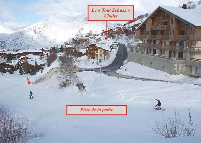 Le Schuss Chalet, Prive, Piste De A 100m *