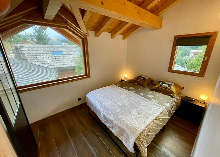 Σαλέ Le Schuss Chalet, Prive, Piste De A 100m